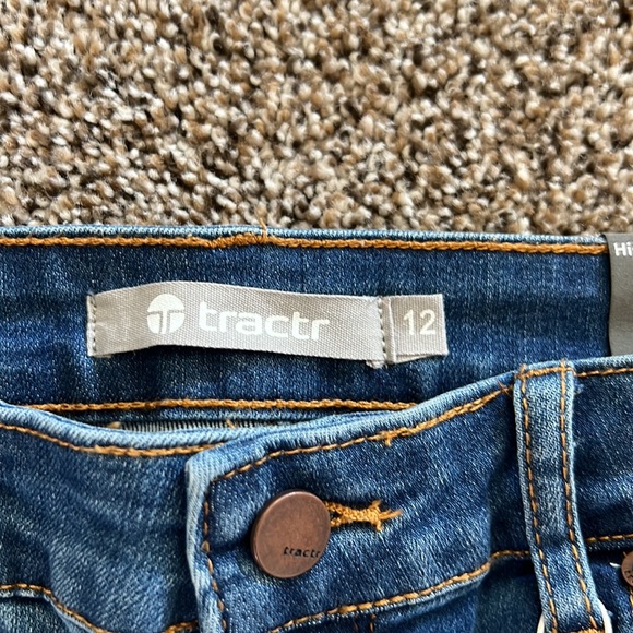 Tractr girls high rise Bermuda shorts size 12 NWT - Picture 4 of 4